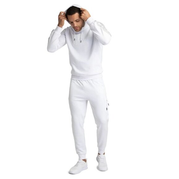 NWT US Polo Assn Men's M Sport Pullover Hoodie White [jb] - Picture 3 of 9